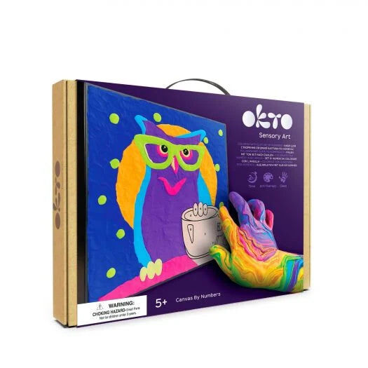 Okto Paint by Numbers with Clay: Owl