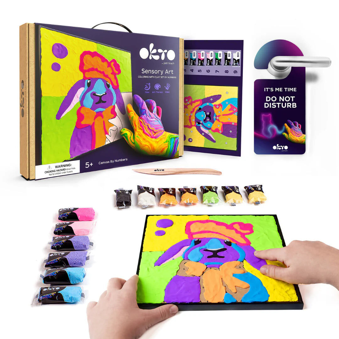 Okto Paint by Numbers with Clay: Bunny