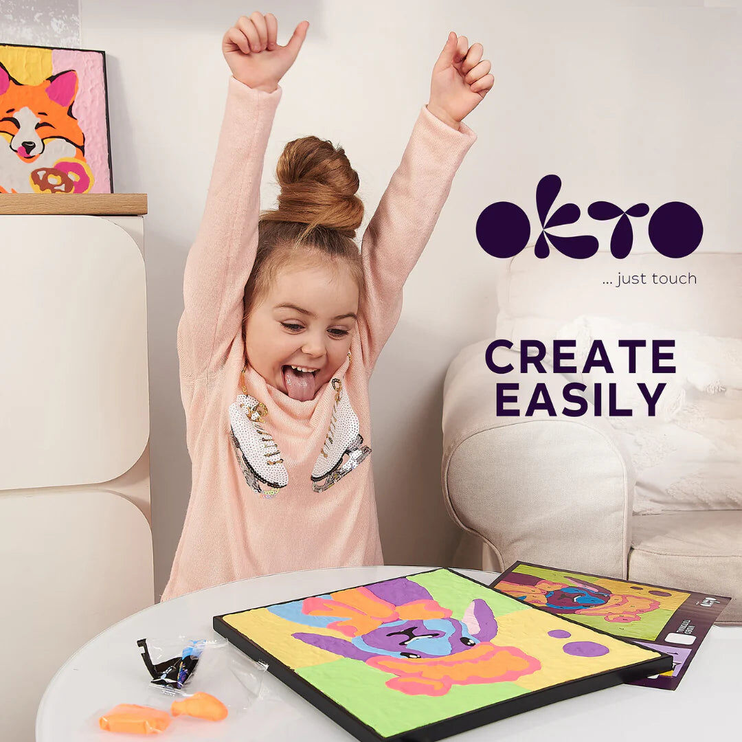Okto Paint by Numbers with Clay: Bunny