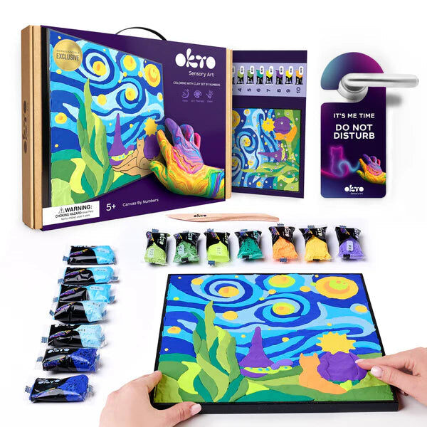 Okto Paint by Numbers with Clay: Little Prince Starry Night