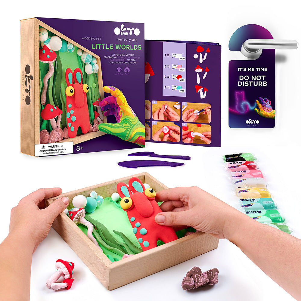 Okto Wood & Craft DIY Little Worlds 21x21cm: Mommy Troll
