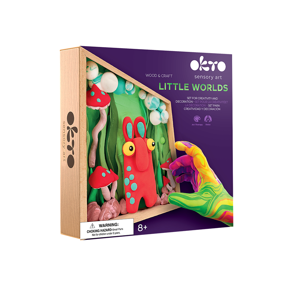 Okto Wood & Craft DIY Little Worlds 21x21cm: Mommy Troll