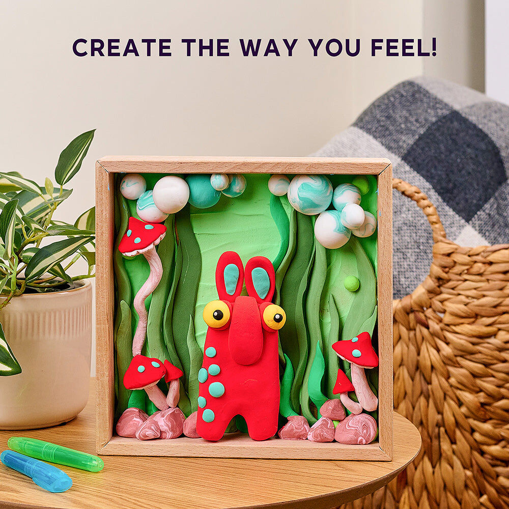 Okto Wood & Craft DIY Little Worlds 21x21cm: Mommy Troll