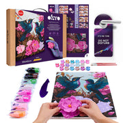 Okto 3D Modelling & Painting Kit 30x40cm: Hummingbirds in Love