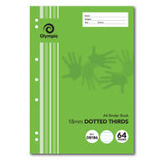 Olympic Binder Book - A4 18mm Dotted-Thirds: 64pg (Single)
