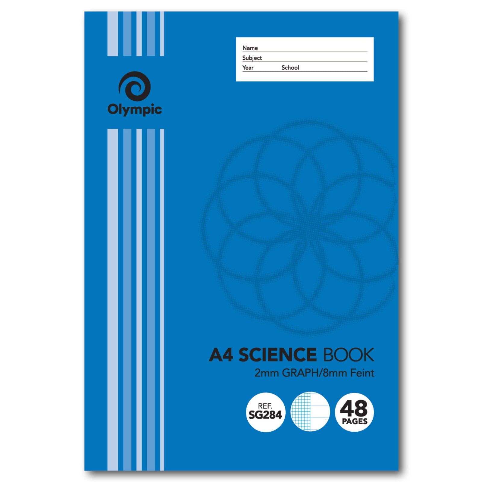 Olympic Science Book - A4 2mm: 48pg (Pack of 20)