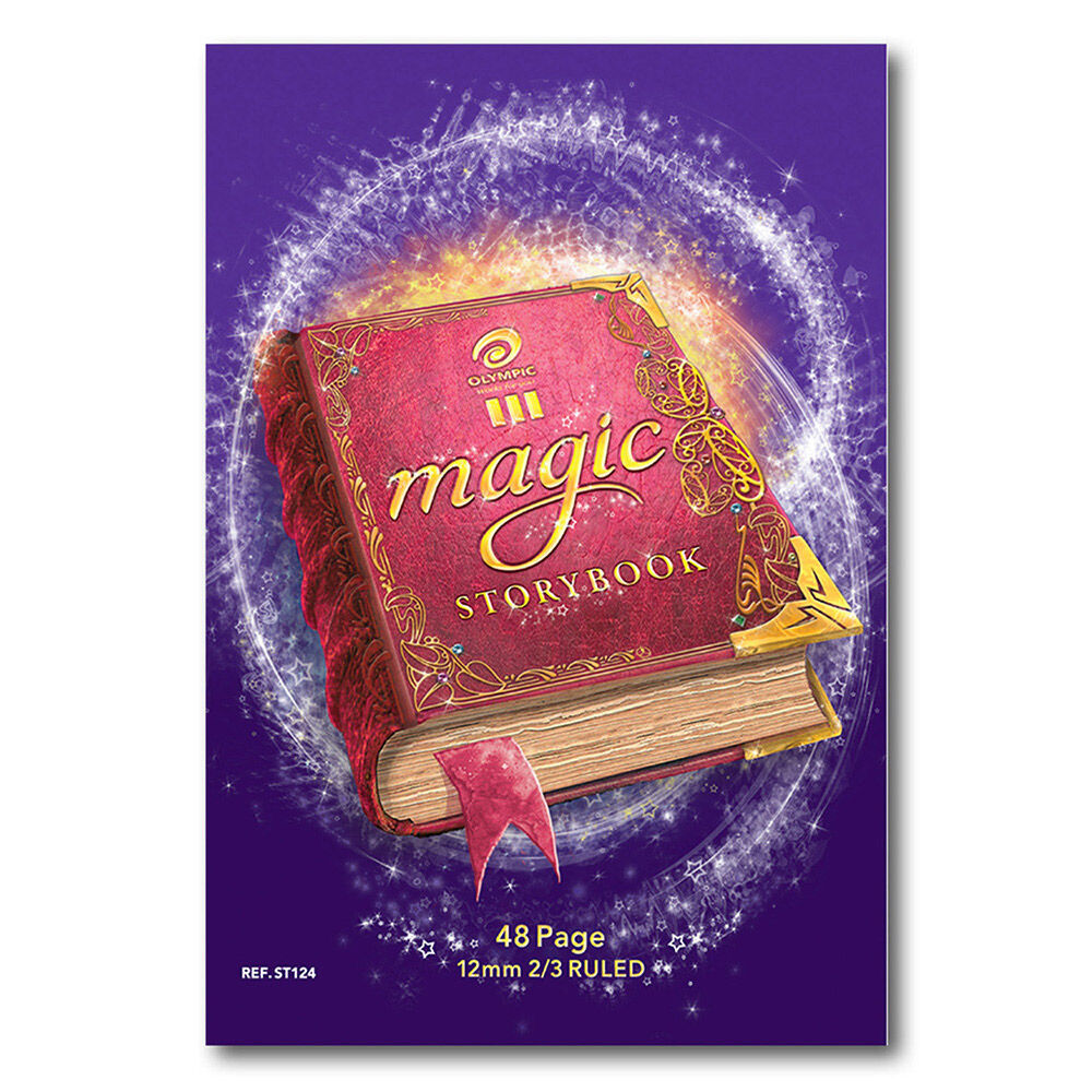 Olympic Story Book - A4 1/3 Plain 2/3 12mm Ruled: 48pg (Pack of 20)