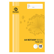 Olympic Botany Book - A4 Year 3/4: 48pg (Pack of 20)
