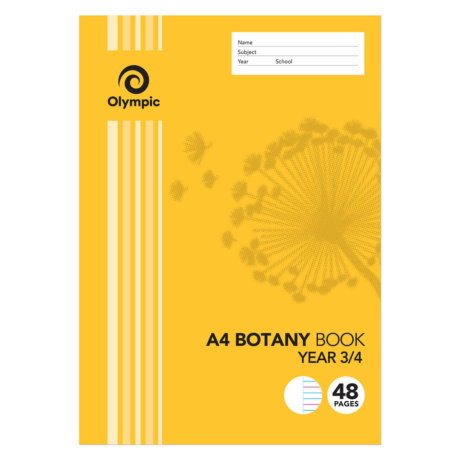 Olympic Botany Book - A4 Year 3/4: 48pg (Pack of 20)