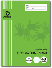 Olympic Exercise Book - 48pg 14mm Dotted-Thirds (Pack of 20)