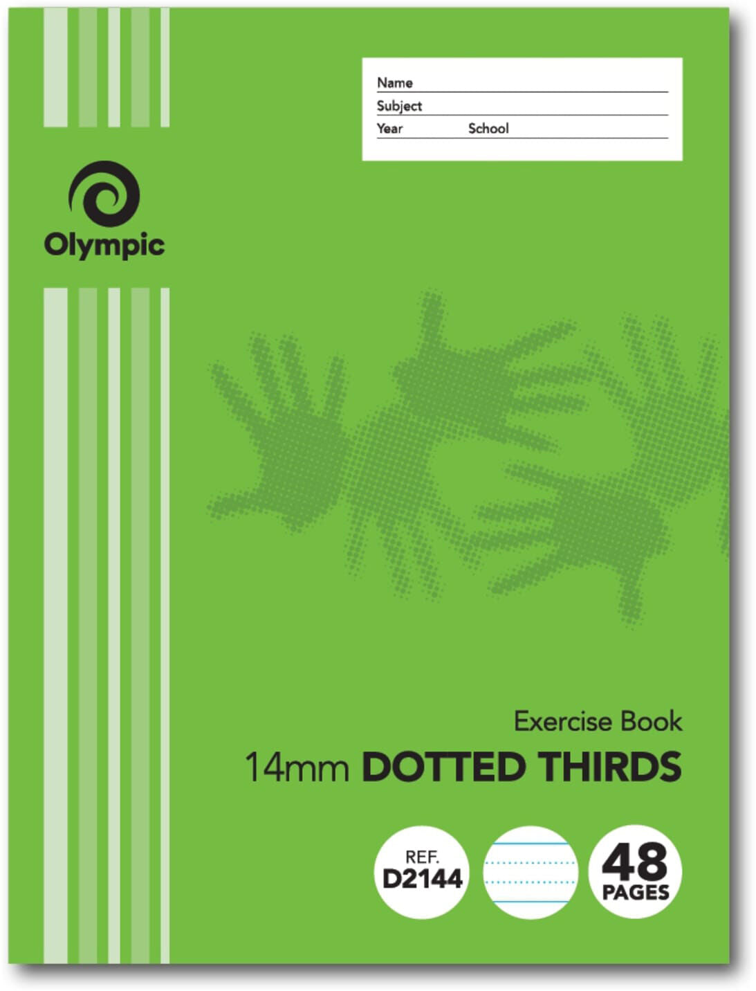 Olympic Exercise Book - 48pg 14mm Dotted-Thirds (Pack of 20)