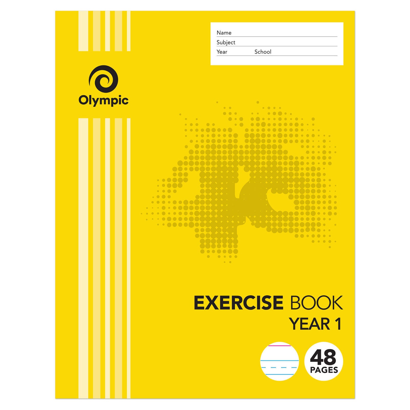 Olympic Exercise Book - 225x175mm Year 1: 48pg (Single)