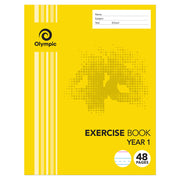 Olympic Exercise Book - 225x175mm Year 1: 48pg (Single)