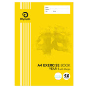 Olympic Exercise Book - A4 Year 1: 48pg (Pack of 20)