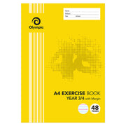 Olympic Exercise Book - A4 Year 3/4: 48pg (Single)