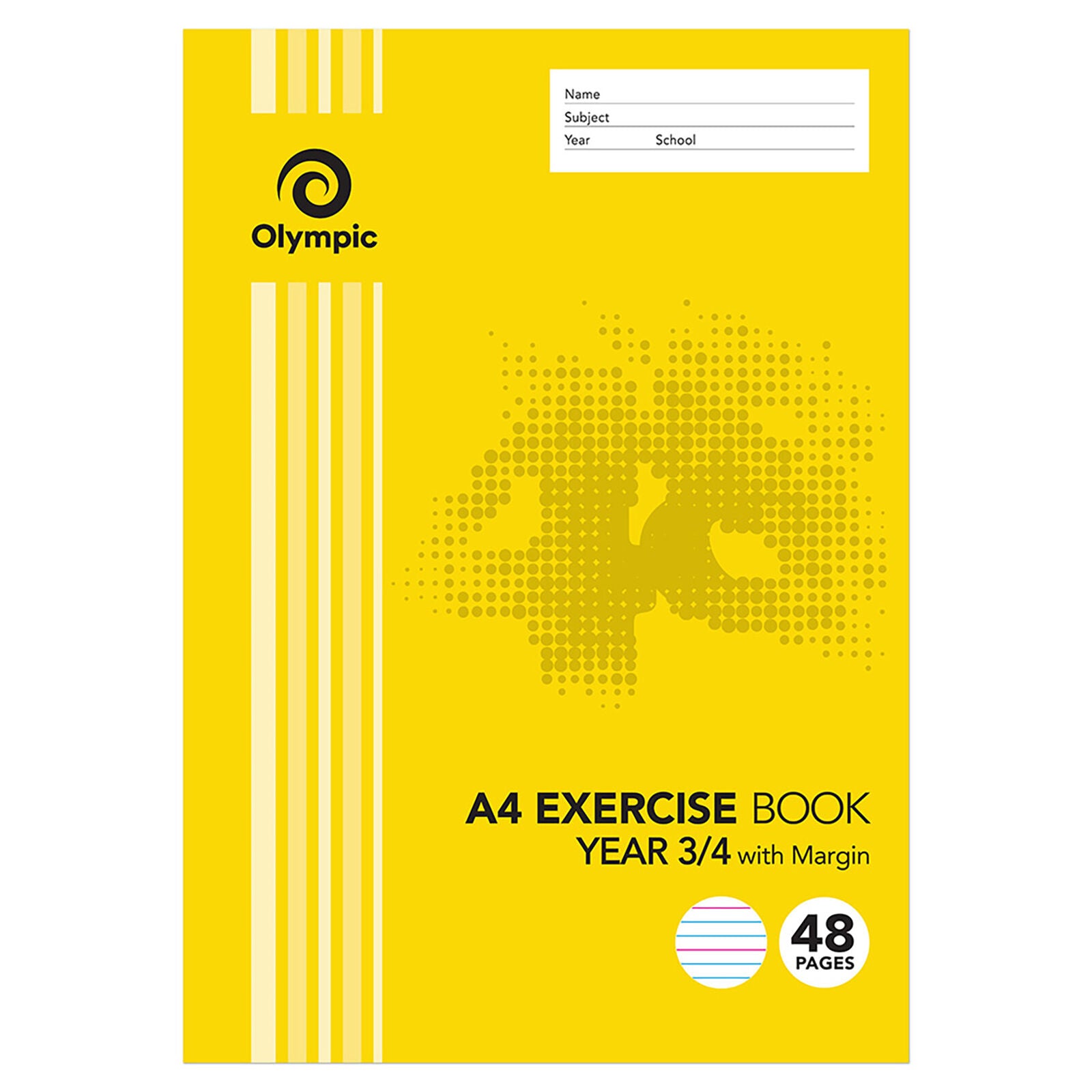 Olympic Exercise Book - A4 Year 3/4: 48pg (Pack of 20)