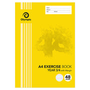 Olympic Exercise Book - A4 Year 3/4: 48pg (Pack of 20)