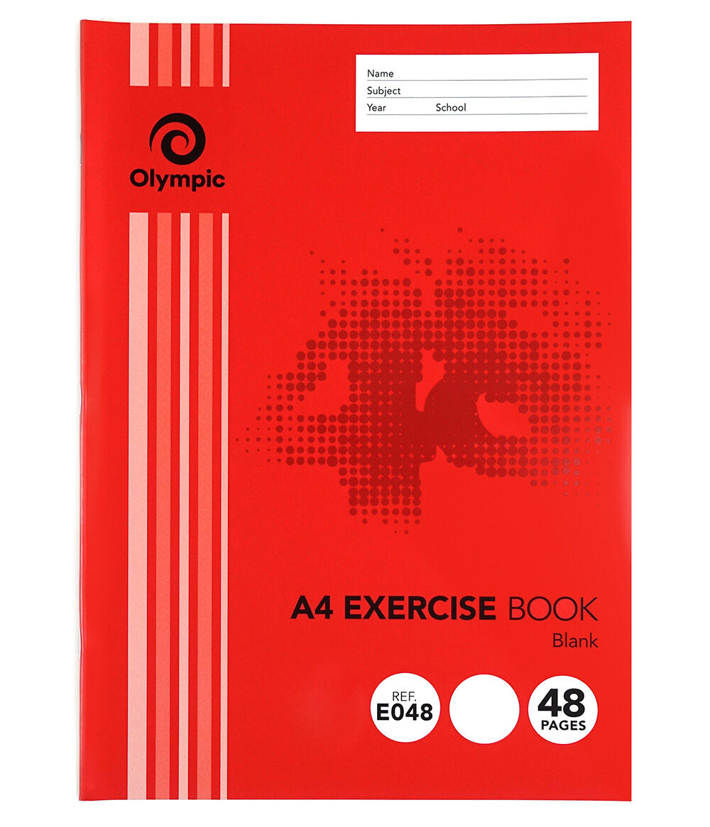 Olympic Exercise Book - 48pg A4 Unruled