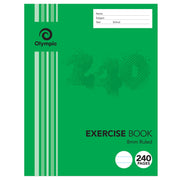 Olympic Exercise Book - 225x175mm 8mm Ruled: 240pg (Pack of 5)