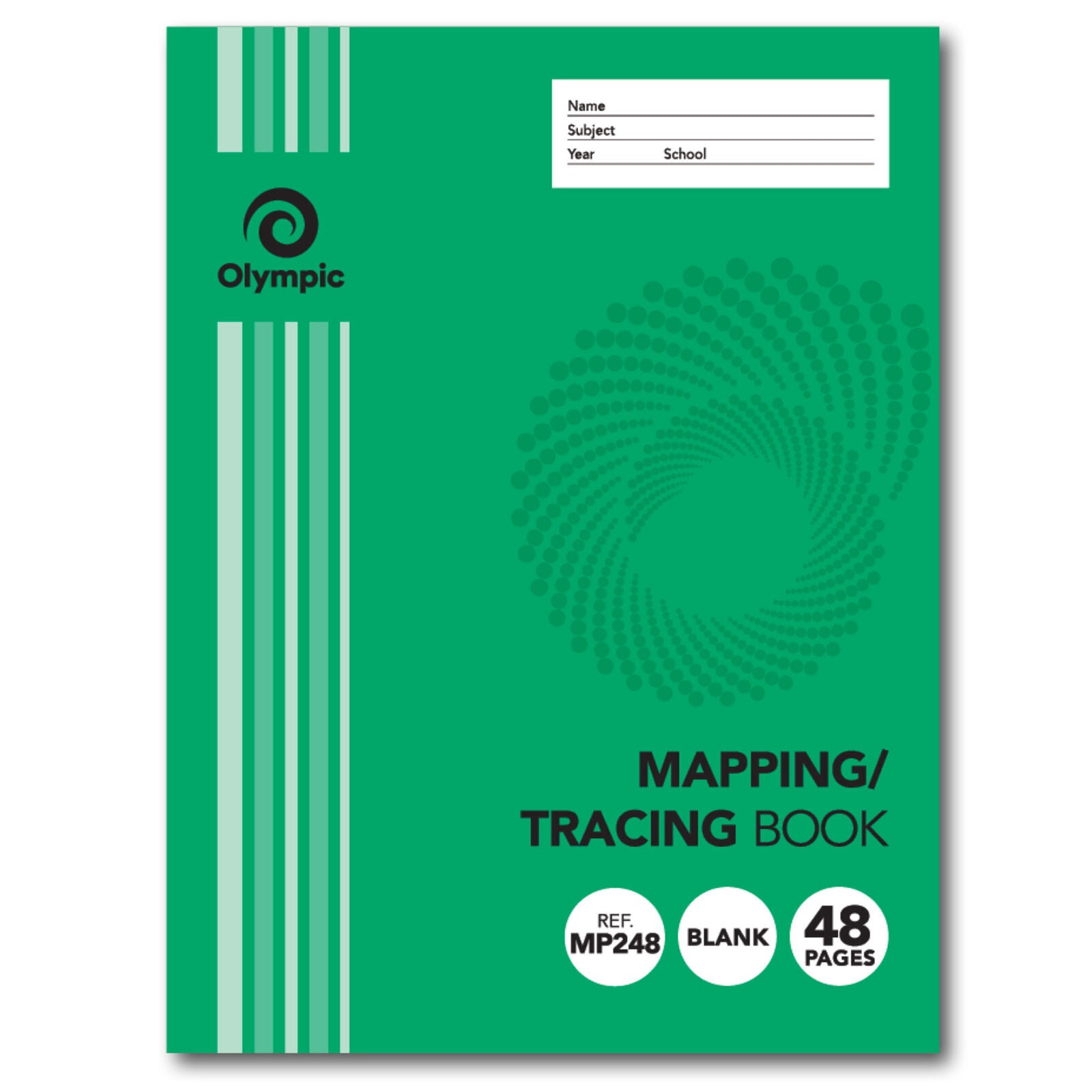 Olympic Mapping Book - Blank 225x175mm: 48pg (Single)