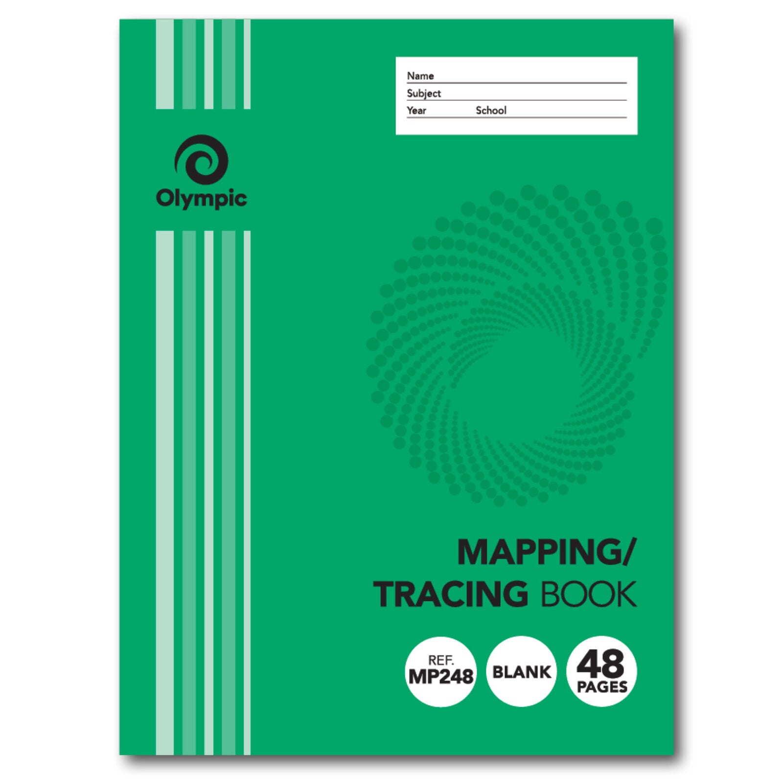Olympic Mapping Book - Blank 225x175mm: 48pg (Pack of 20)