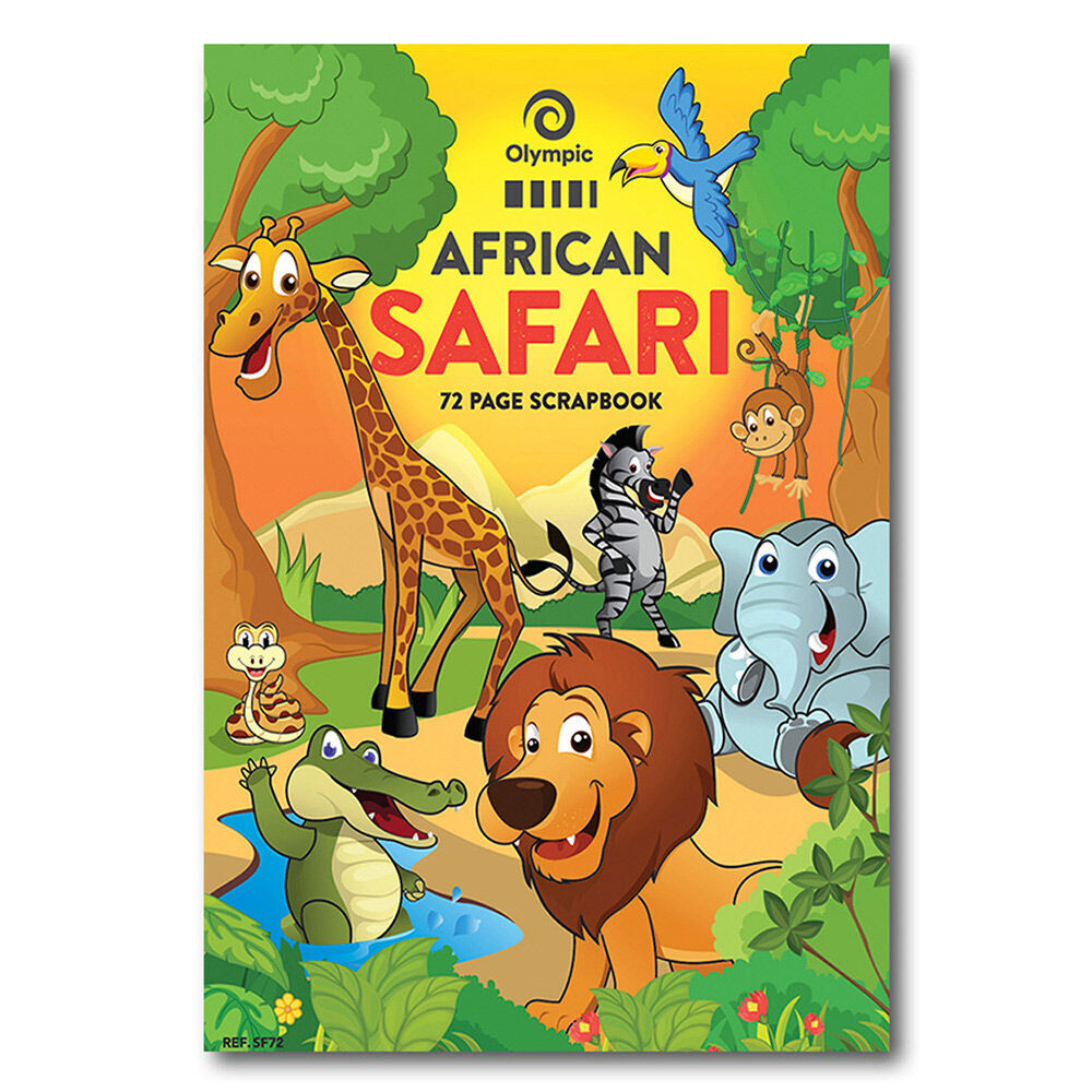 Olympic Scrapbook - African Safari 80gsm 335x240mm: 72pg (Single)