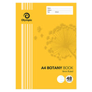 Olympic Botany Book - A4 8mm Ruled: 48pg (Pack of 20)