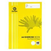 Olympic Exercise Book - A4 14mm Ruled Non-Dotted (E144): 48pg (Pack of 20)