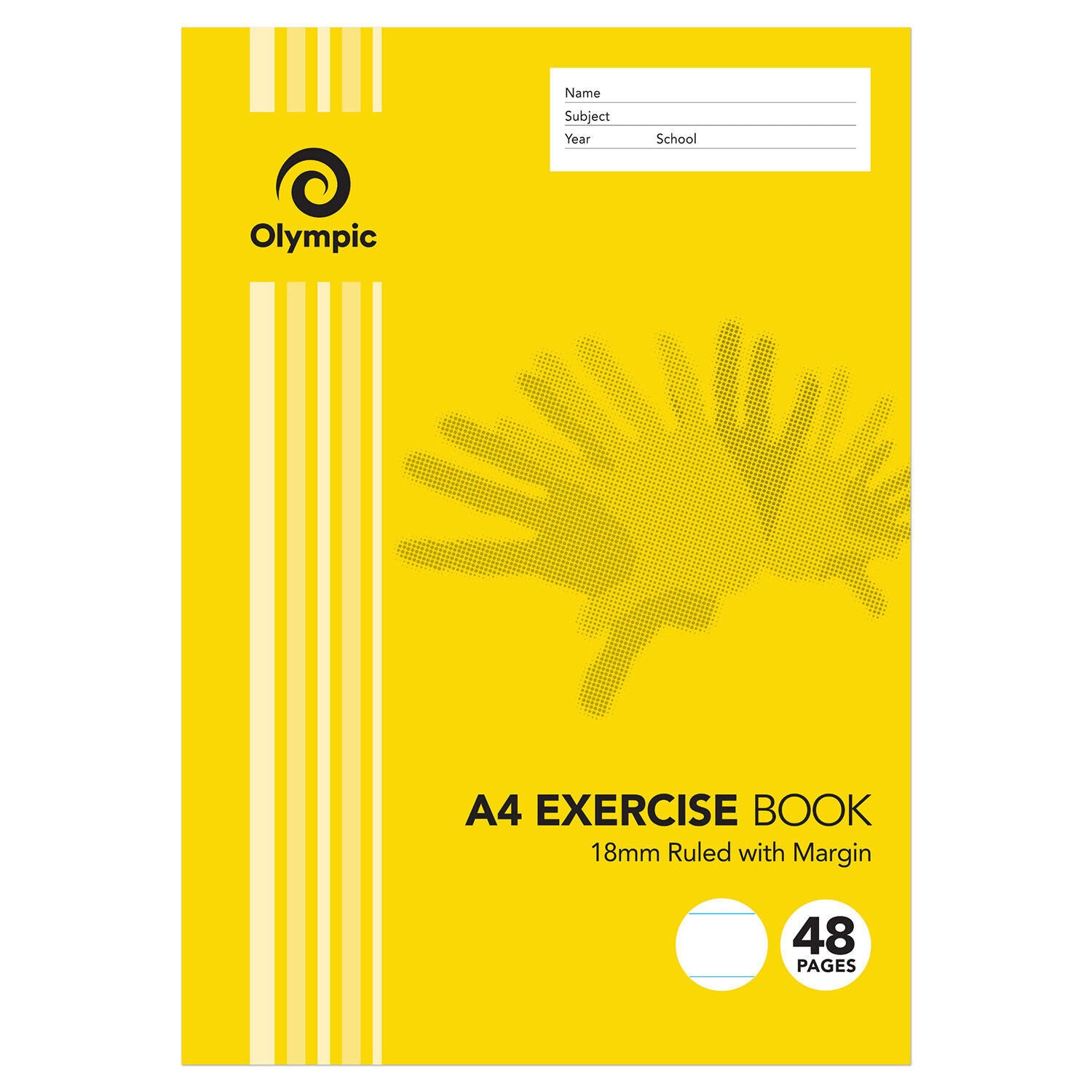 Olympic Exercise Book - A4 18mm Ruled Non-Dotted (E184:): 48pg (Single)