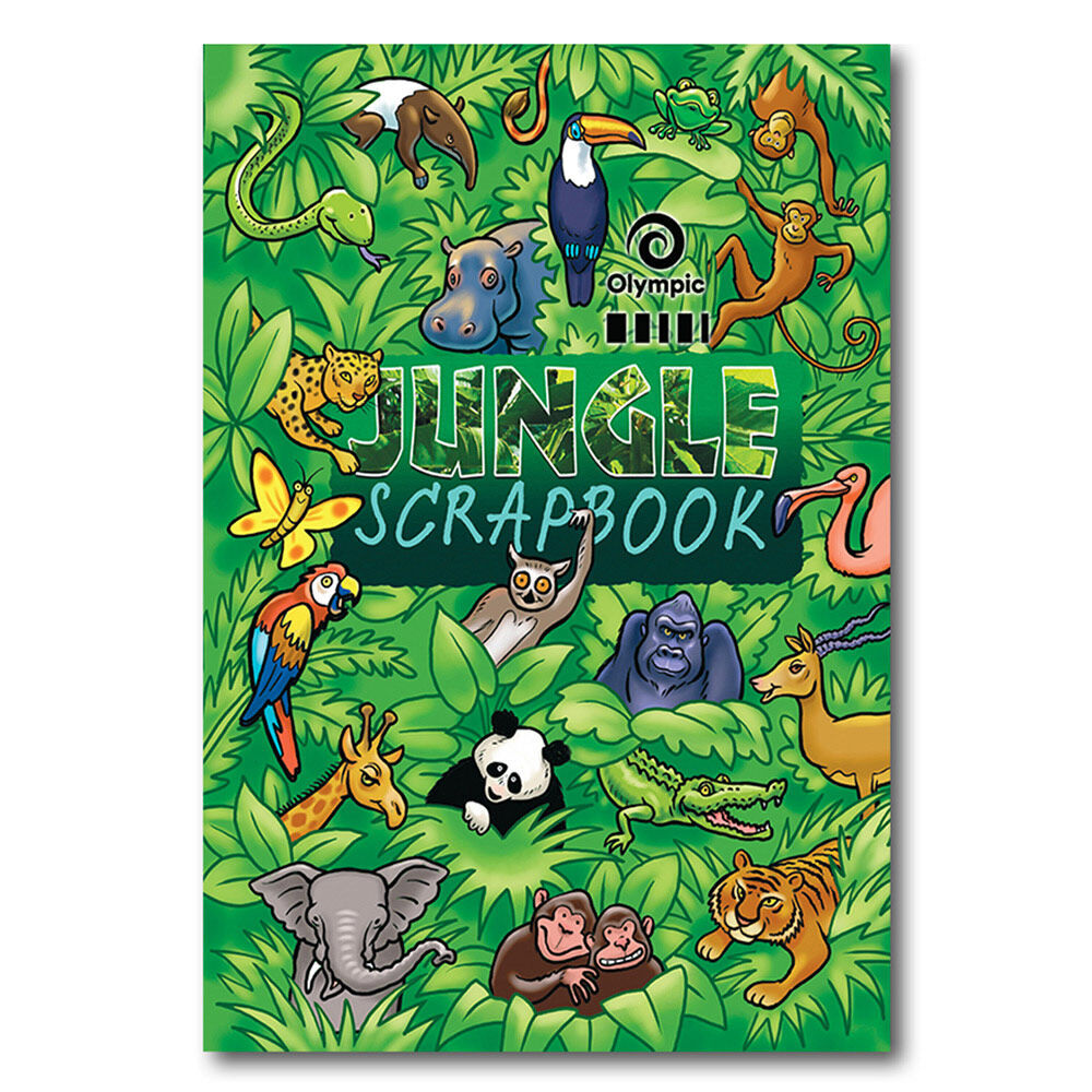 Olympic Scrapbook - Jungle 60gsm 335x240mm: 64pg (Single)