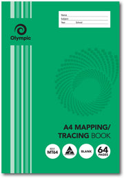 Olympic Mapping & Tracing Book - A4: 64 Pages (Single)