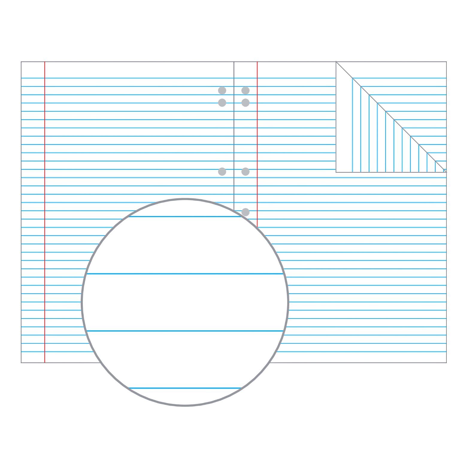 Olympic Binder Book (A4) - 8mm Ruled: 96 Pages (Pack of 10)