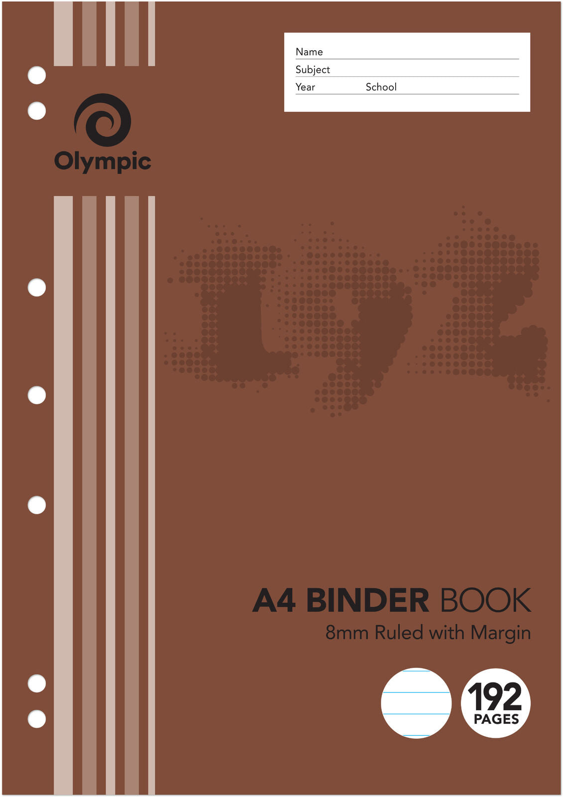 Olympic Binder Book - A4: 192 Page (Pack of 10)