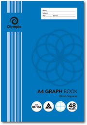 Olympic Graph Book (A4) - 10mm: 48 Pages (Single)