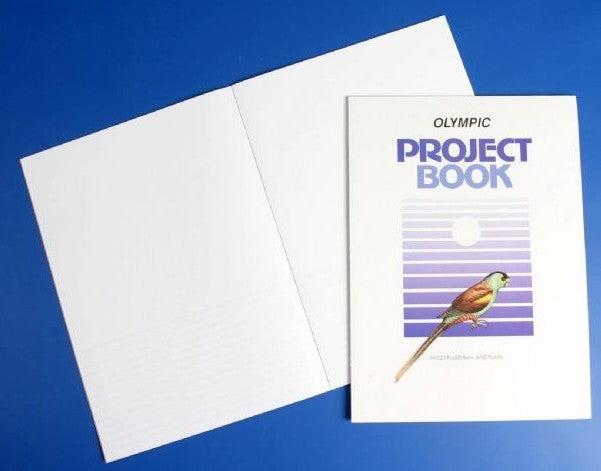 Olympic Project Book 335x240mm - 8mm Ruled: 24 Pages (Pack of 10)
