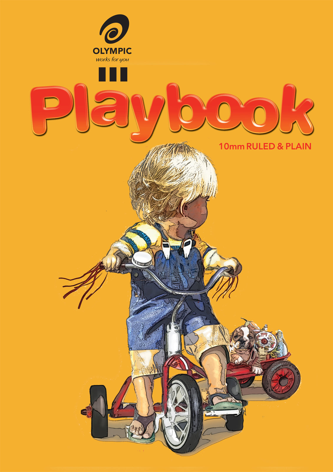 Olympic Play/Activity Book PP106 (335x240mm) - 10mm Ruled/Plain: 64 Pages (Single)