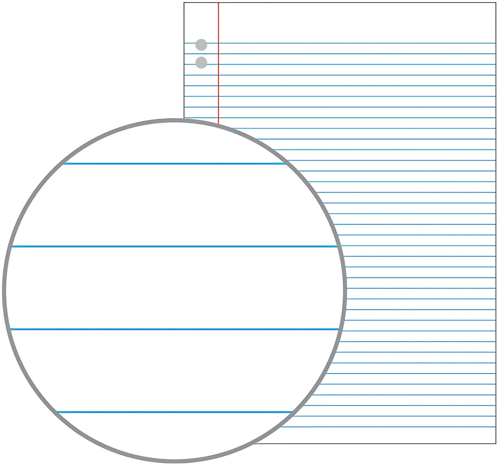 Olympic Lecture Pad (A4) - 7mm Ruled, 7 Hole: 70 Leaf (Pack of 10)