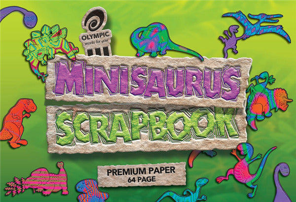 Olympic Scrapbook - Minisaurus (168x240mm) Bond: 64 Pages (Pack of 10)