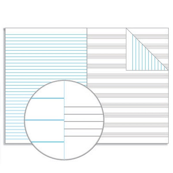 Olympic Music Book - 8mm Stave: 96 Pages (Pack of 10)