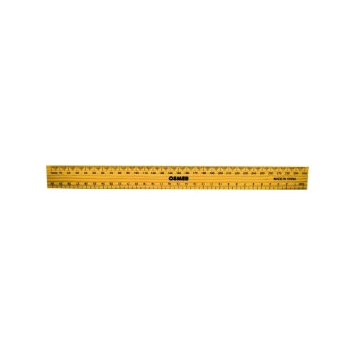 Osmer Ruler - 300mm: Lacquered Wooden (Single)