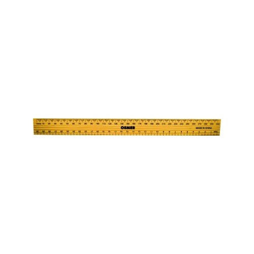 Osmer Ruler - 300mm: Lacquered Wooden (Box of 25)