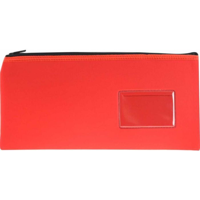Osmer Pencil Case - Neoprene 1-Zip: Red Jumbo (34x17)