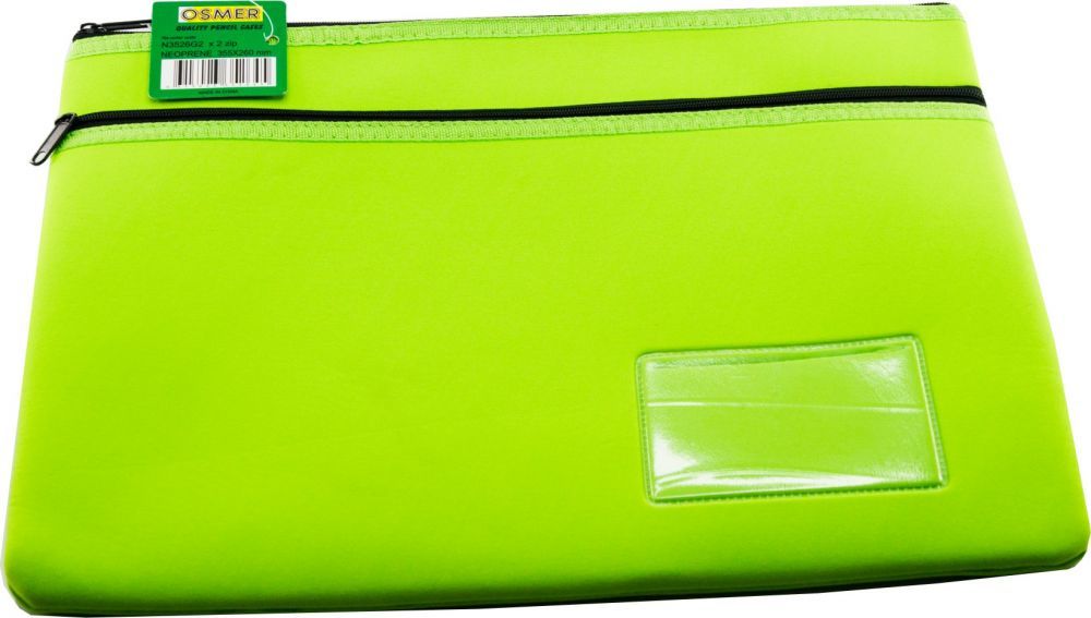 Osmer Pencil Case - Neoprene 2-Zip Giant (35x26)