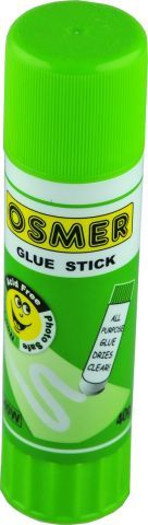 Osmer Glue Stick - White: 40g (Pack of 10)