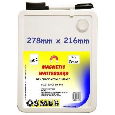 Osmer Student Whiteboard - Magnetic (A4) with Marker