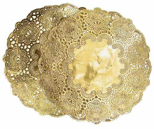 Metallic Doyleys - Gold: Pack of 50