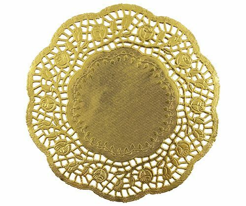 Metallic Doyleys - Gold: Pack of 50