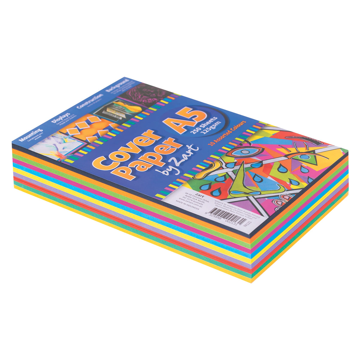 Cover Paper 125gsm A5 250's Assorted - view 5