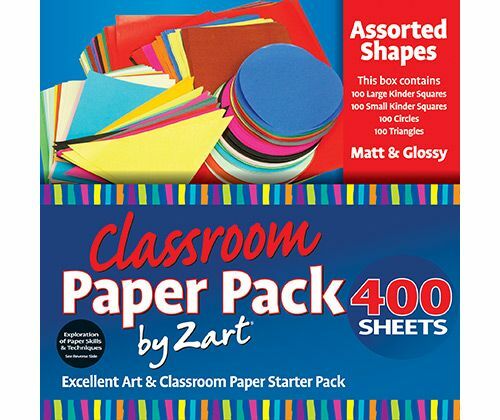 Classroom Paper Pack - Assorted Shapes (Pack of 400)