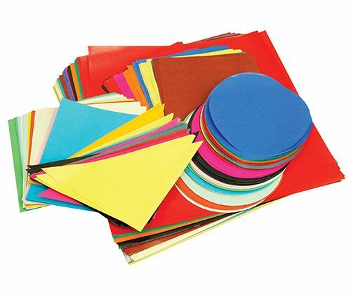 Classroom Paper Pack - Assorted Shapes (Pack of 400)